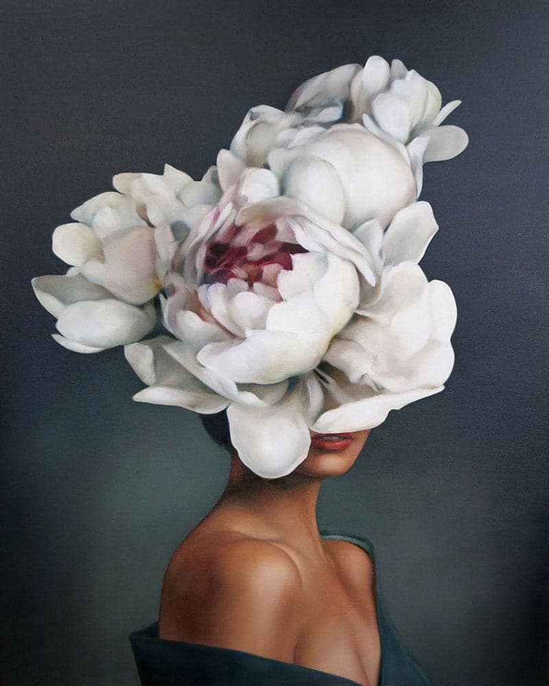 Paint-by-numbers-in-real-Abstract flower woman