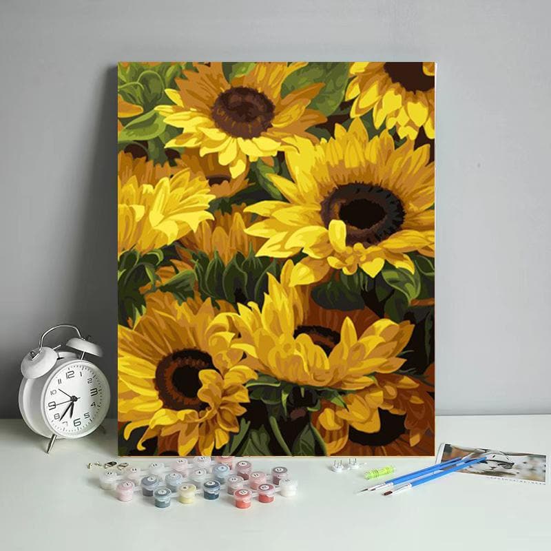 Sunflowers field